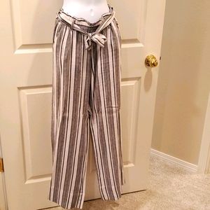 Linen Wide Leg Pants
